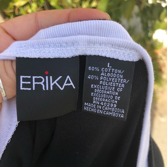 Erika Long Sleeve Black Top - Picture 4 of 4